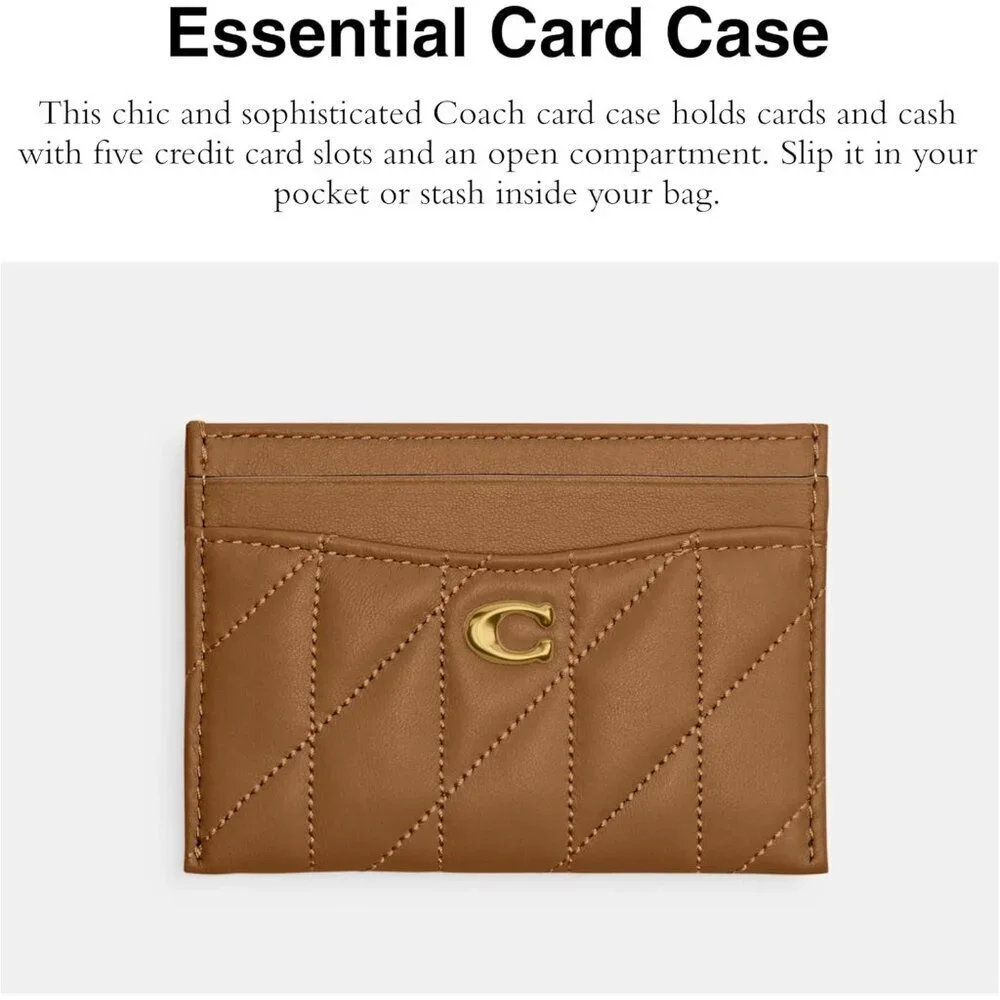 Quilted Pillow Leather Essential Card Case